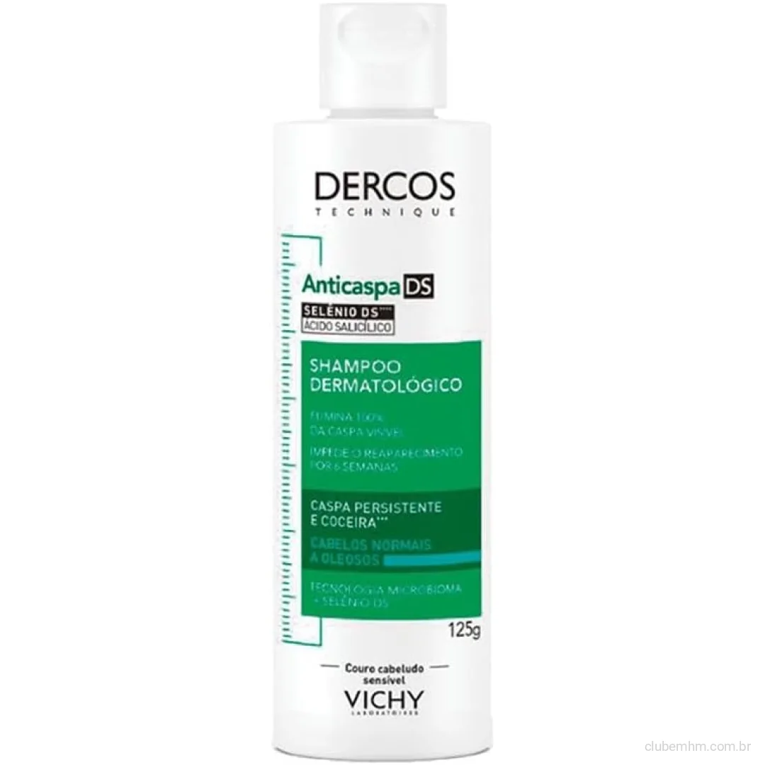 Vichy, Dercos Shampoo Anticaspa para Cabelos Normais a Oleosos