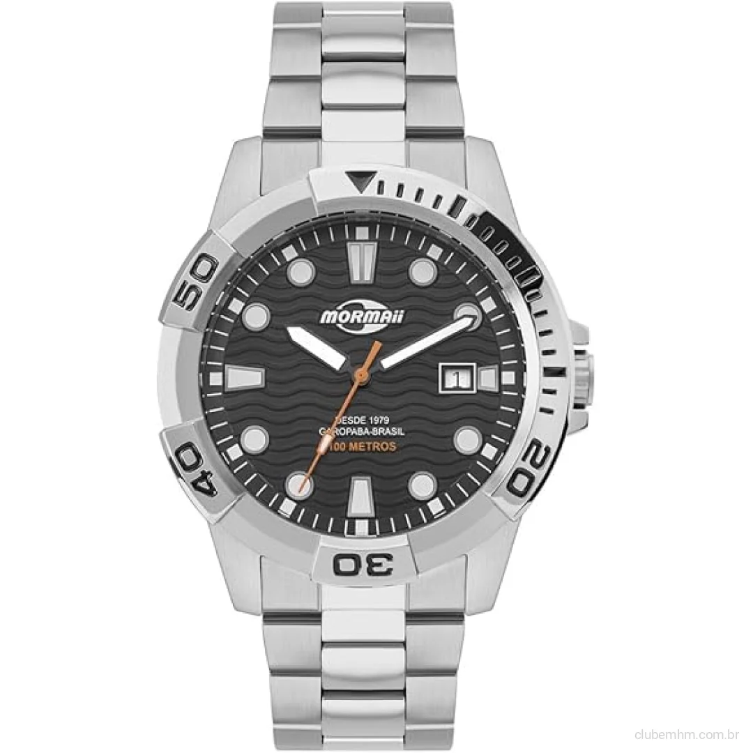 Relógio Mormaii Masculino Steel Basic Prata - Mo2317an/1p